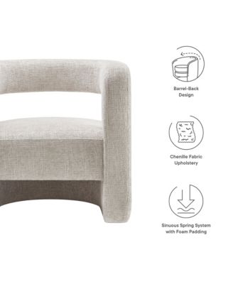 Jaylin Upholstered Chenille Accent Chair