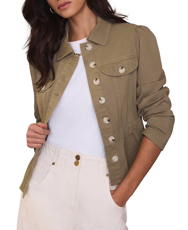 Mint Velvet Women's Collared Peplum Jacket
