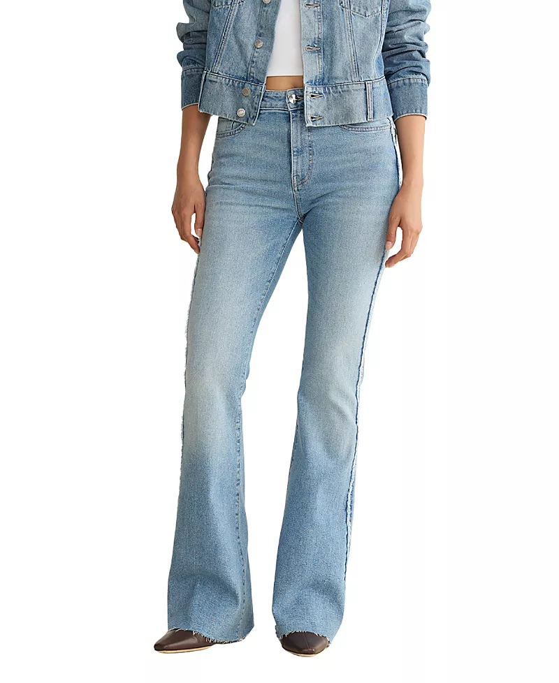 Warp + Weft Mia Flare Jean in Crossroads