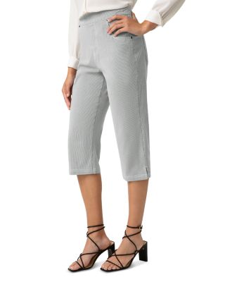 Spring Stripe Pedal Pusher Shorts