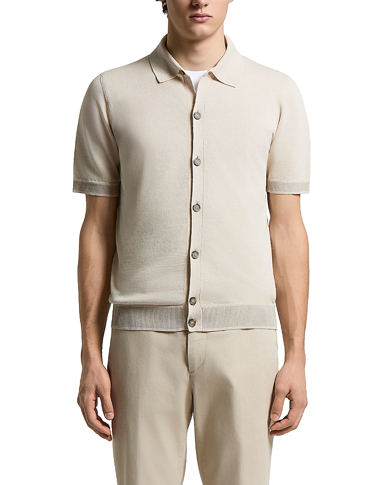 Peserico Regular Fit Button Front Sweater Shirt