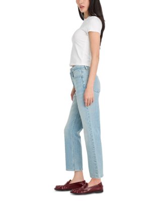 Good Icon High Rise Straight Ankle Jeans in Indigo1137