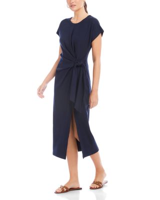 Marisa Side Knot Midi Dress