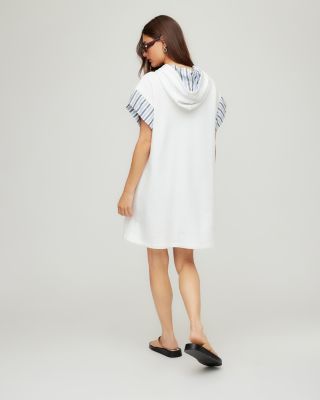 Dayna Contrast Hoodie Dress