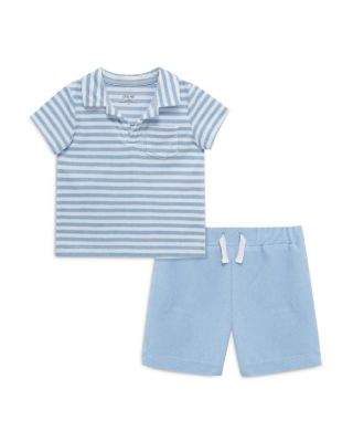 Boys' Stripe Terry Shirt & Shorts Set - Baby