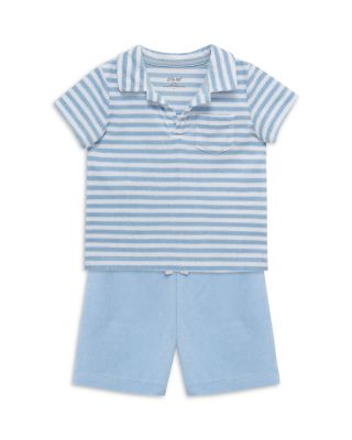 Boys' Stripe Terry Shirt & Shorts Set - Baby