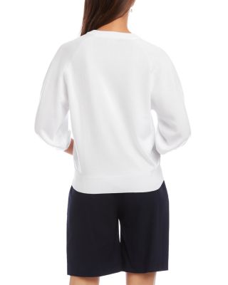 Puff Sleeve Raglan Sweater