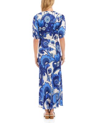 Puff Sleeve Bias Dress