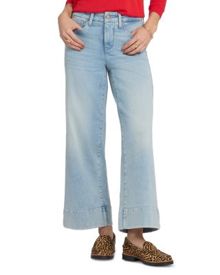 Teresa High Rise Wide Leg Ankle Jeans in Keys View