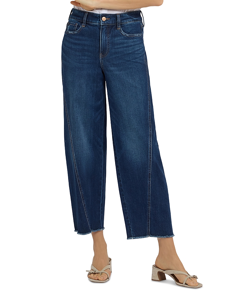Nydj Alyssa Side Panel High Rise Relaxed Crop Jeans in Sunset Villa