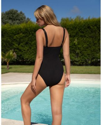 Chloe Tank Ring Trim One-Piece Swimsuit