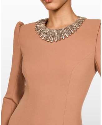 Cora Long-sleeve Midi Dress