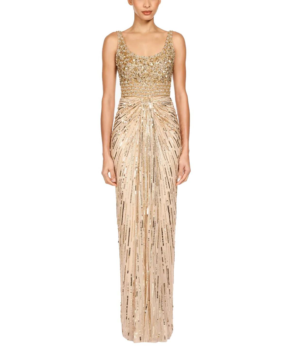 Jenny Packham Elixir Sequin-Embellished Maxi Dress