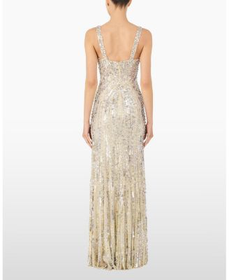  Da Vinci Sequin-Embellished Dress