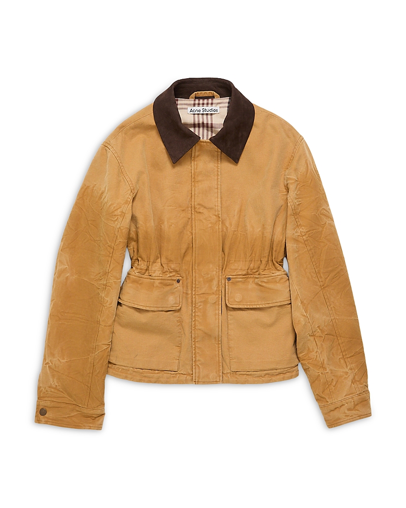 Acne Studios Leather Collar Jacket