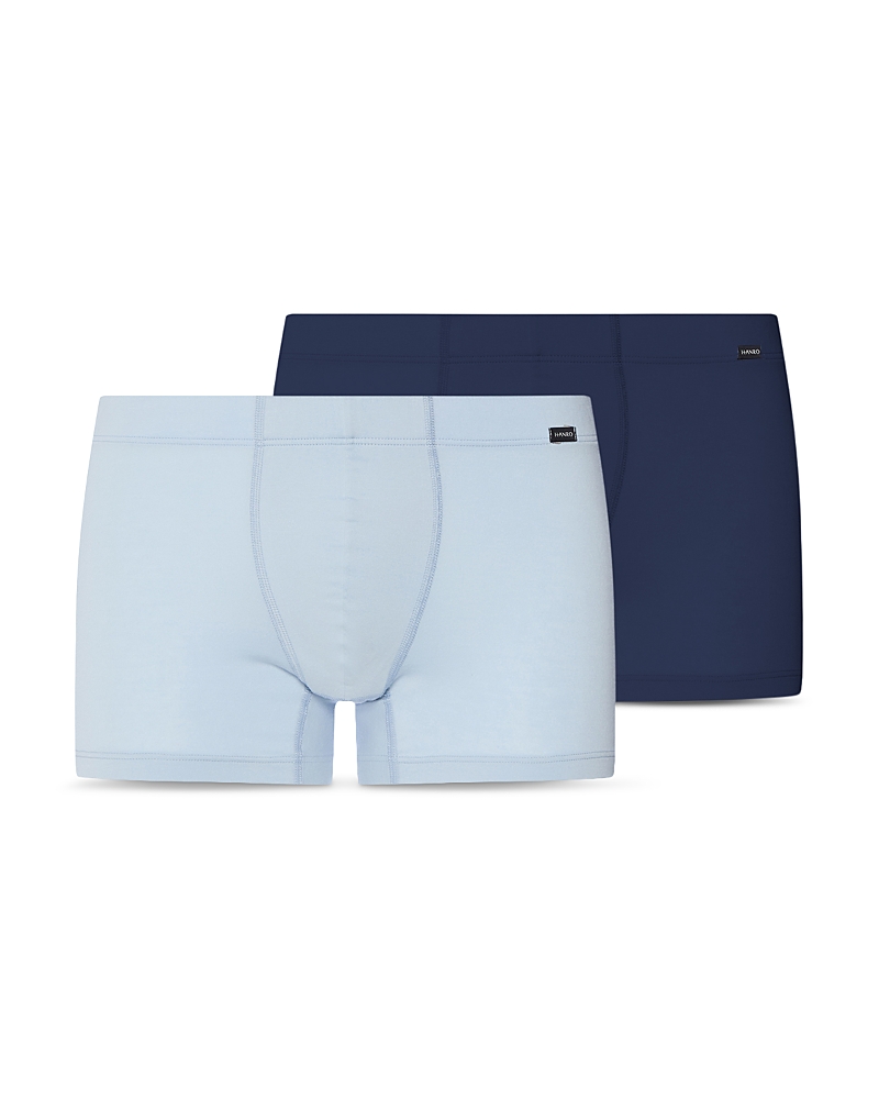 Hanro Cotton Essentials Covered Waistband Boxer Briefs, Pack of 2