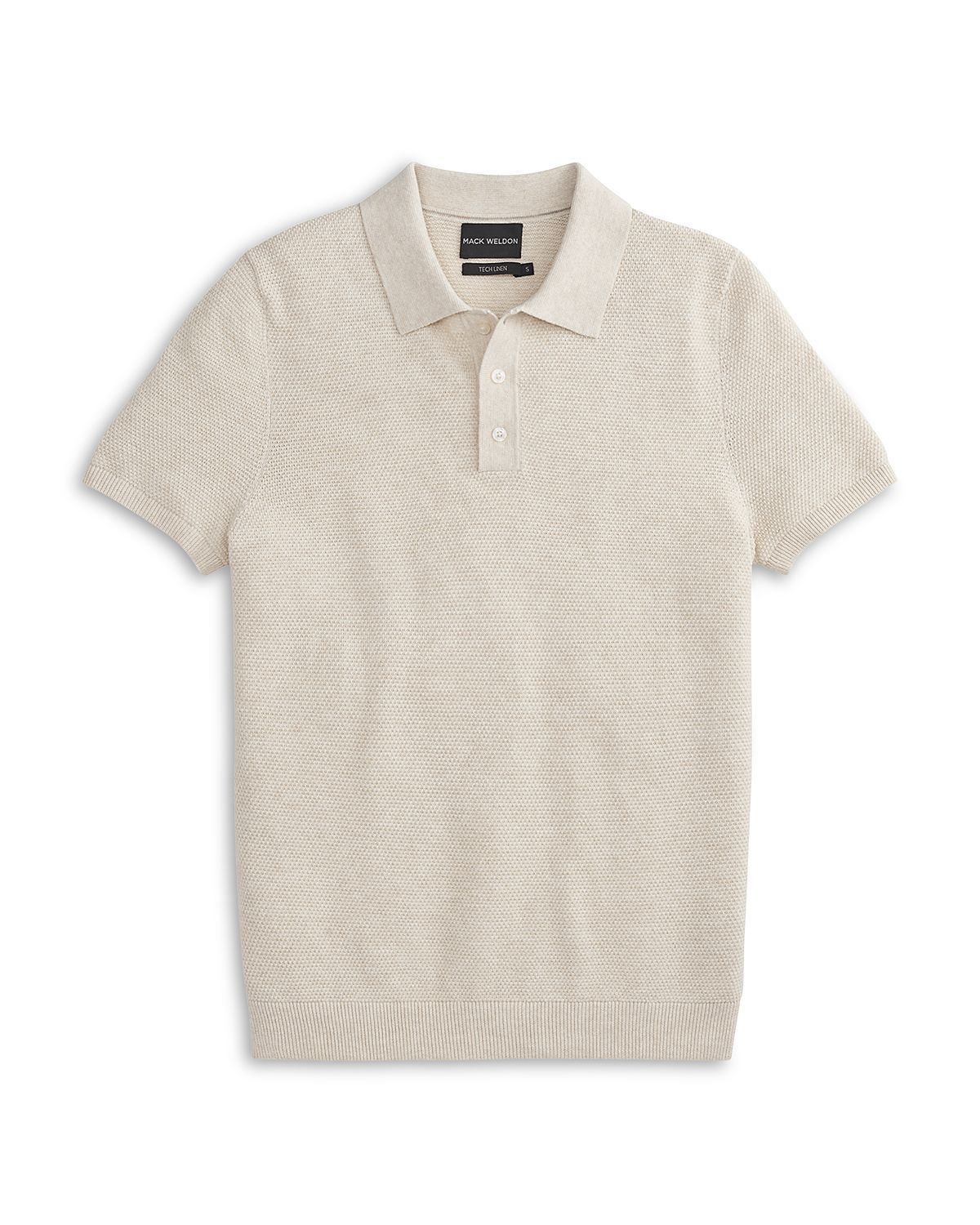 Mack Weldon Tech Linen Polo Shirt