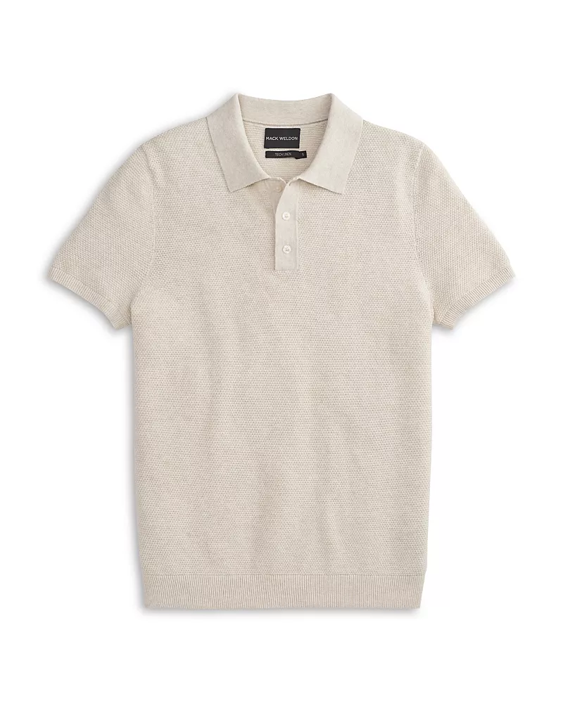 Mack Weldon Tech Linen Polo Shirt