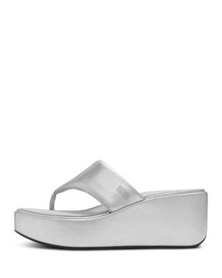 Women's Platform Wedge Thong Sandals
