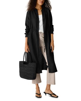 Mandarin Collar Shirt Dress