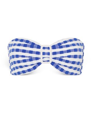 Margot Jacquard Cottage Bandeau Bikini Top