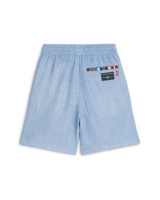 Boys' Cotton Chambray Pull On Shorts - - Little Kid, Big Kid