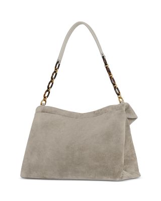 Love Note Suede Shoulder Bag