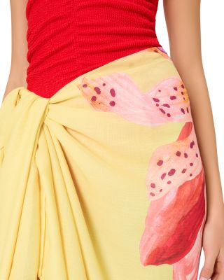 Song D'Iris Printed Sarong Swim Cover-Up