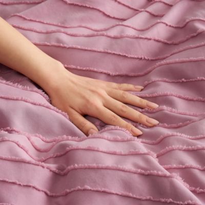 Devon Texture Comforter Set, Full/Queen