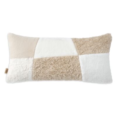 Sibel Textured Sherpa Pillow, 14" x 30"