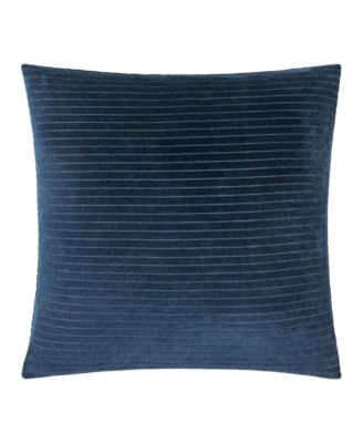 Cotton Velvet Stripes Decorative Pillow