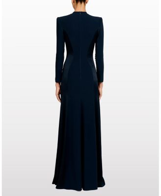  Ghost orchid Embellished Long-Sleeve Maxi Dress