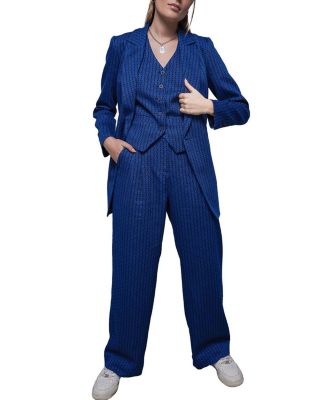 The Empower Jacquard Wide Leg Trouser