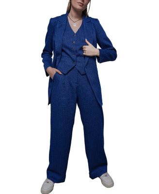  The Empower Jacquard Double Breasted Blazer