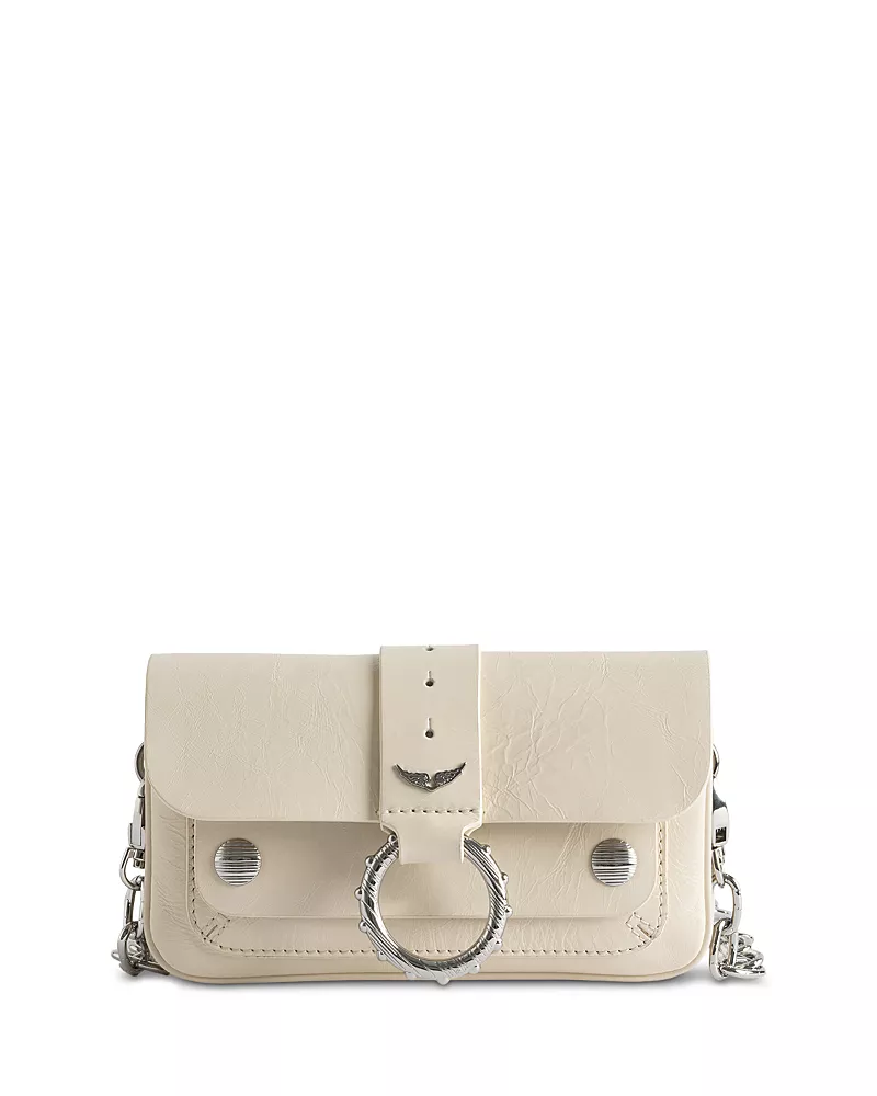 Zadig & Voltaire Kate Vintage Patent Leather Chain Wallet Bag