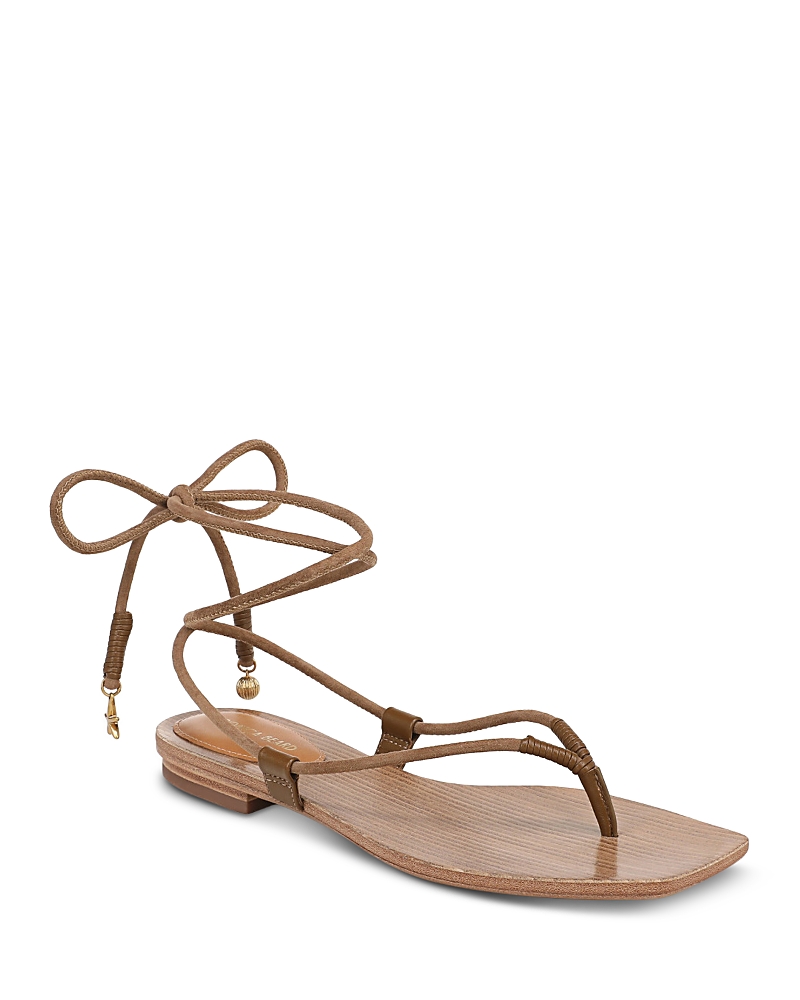 Veronica Beard Women's Rosetta Ankle Tie Sandals