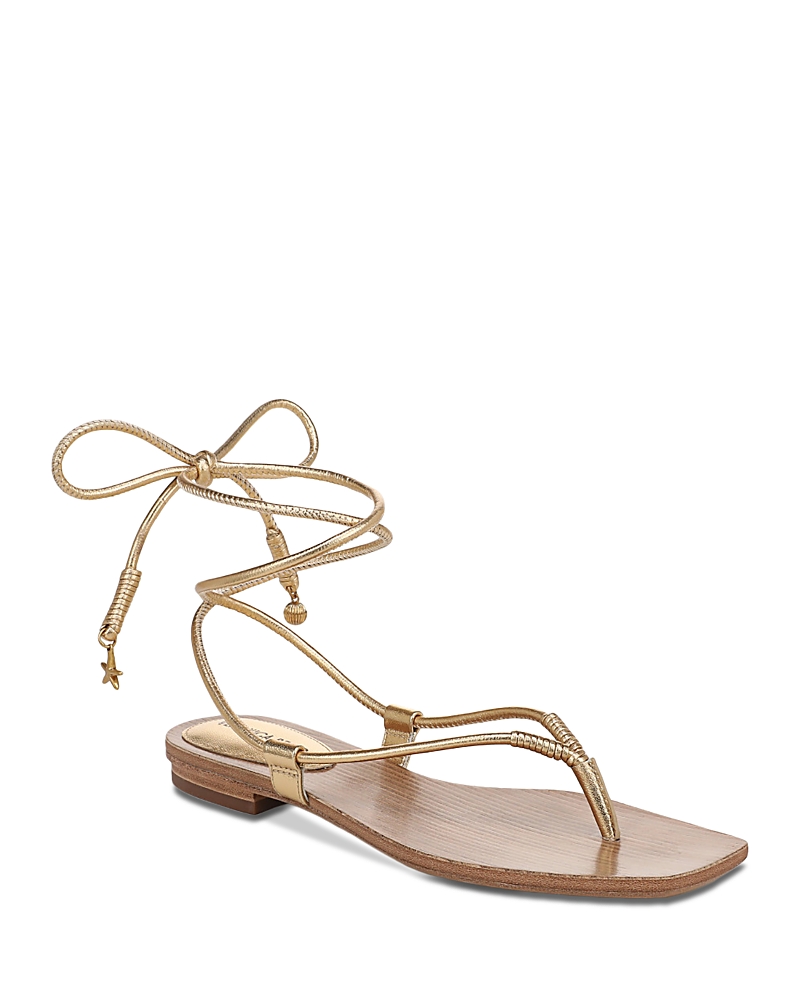 Veronica Beard Women's Rosetta Ankle Tie Sandals