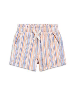 Girls' Striped Knit Shorts - Little Kid