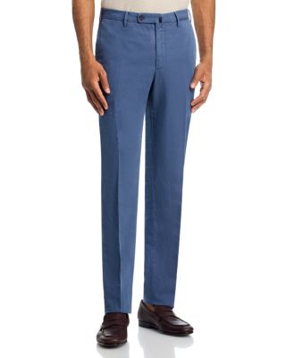 Slowear Incotex Regular Fit Linen & Cotton Garment-Dyed Chinolino Pants