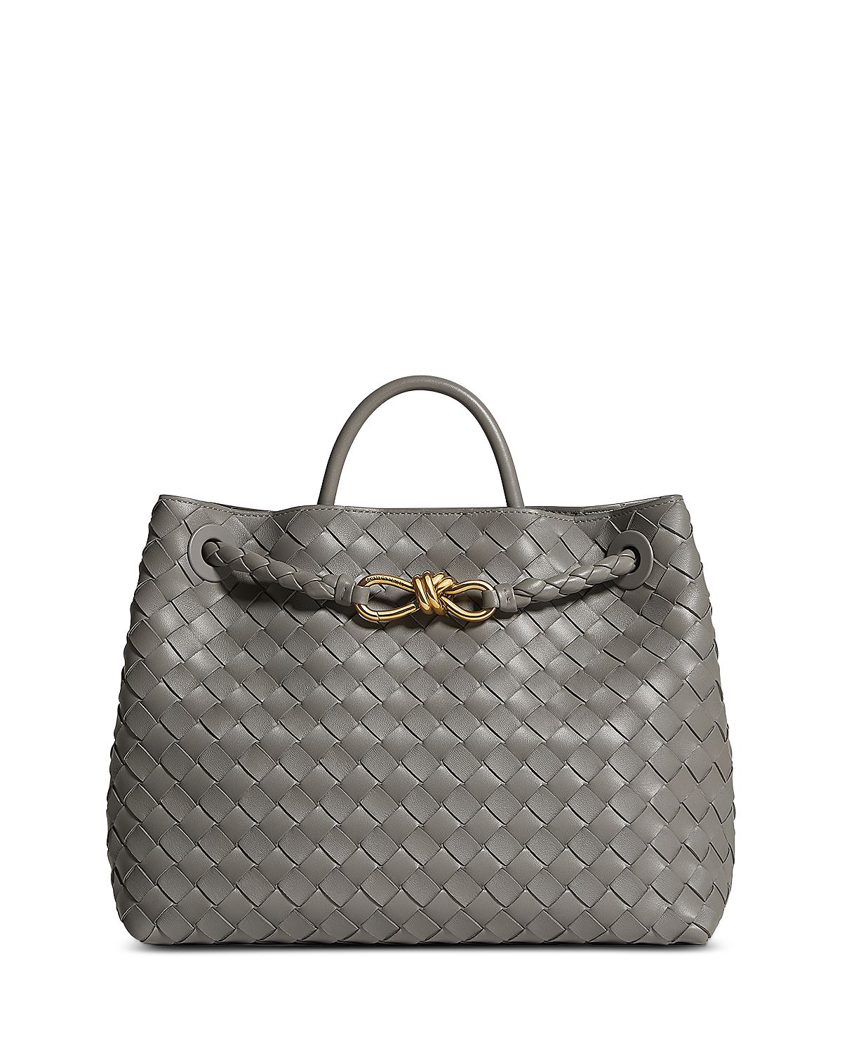 Bottega Veneta Medium Andiamo Intrecciato Leather Shoulder Bag