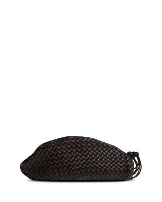 Small Intrecciato Leather Clutch