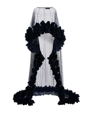 Petal Bloom Ruffle-Detailed Maxi Dress