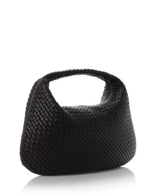 Maxi Veneta Intrecciato Leather Shoulder Bag