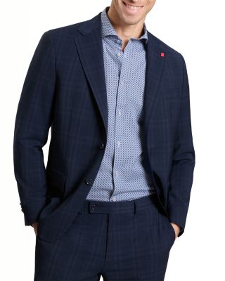 Wright Plaid Modern Fit Suit Jacket
