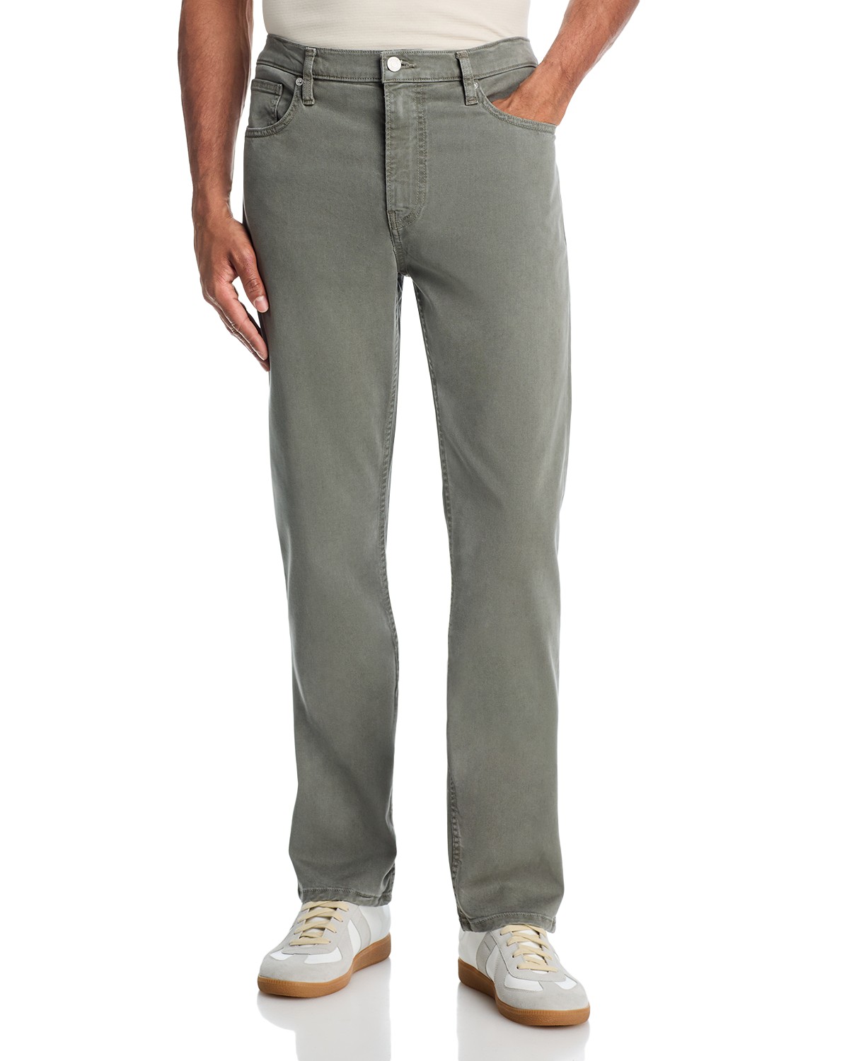 Modern Straight Fit 32.5" Jeans in Dusty Emerald