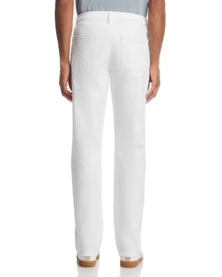 Modern Straight Fit Jeans in White Grind