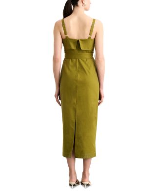 Theodora Belted Midi Dress