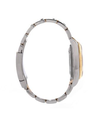  Oyster Perpetual Datejust Automatic Watch in Stainless Steel and Gold with Diamond Markers 36mm