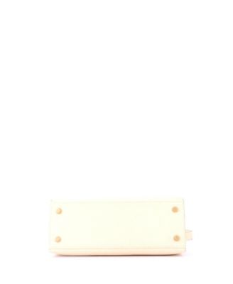 Kelly 25 Handbag Light Epsom with Gold Hardware