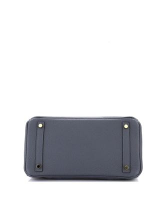 Birkin 30 Handbag Grey Togo with Permabrass Hardware